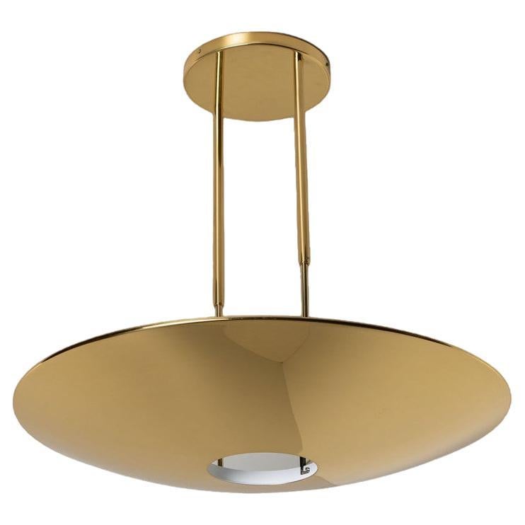 Florian Schulz XL Brass Pendant Lamp or Ceiling Fixture For Sale