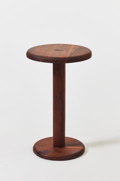 Florian Side Table (Large) in Solid Walnut, Handcrafted in USA, Modern Design