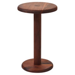 Florian Side Table (Large) in Solid Walnut, Handcrafted in USA, Modern Design