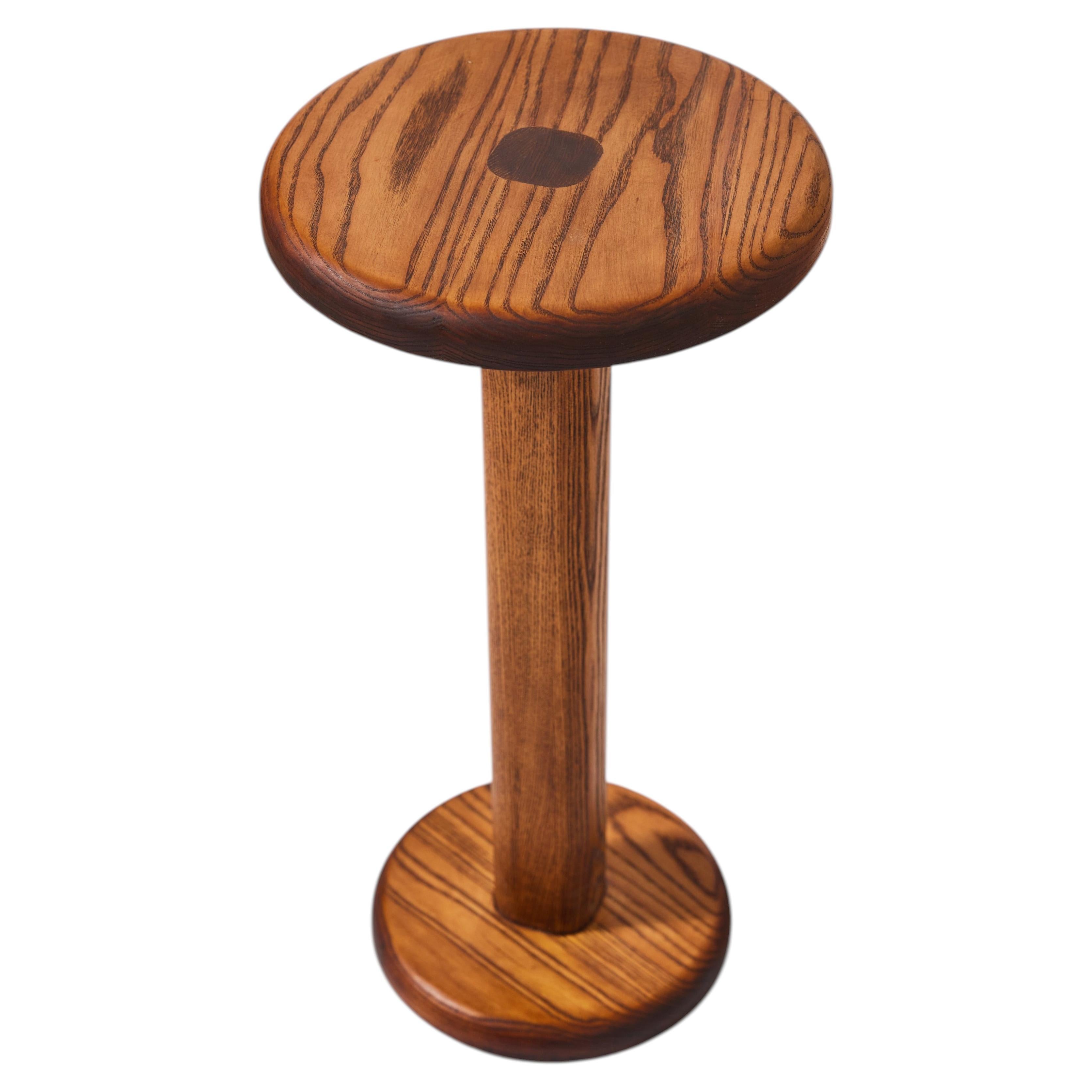 Florian Side Table (Small), Handcrafted Solid Ash, Modern Design, USA