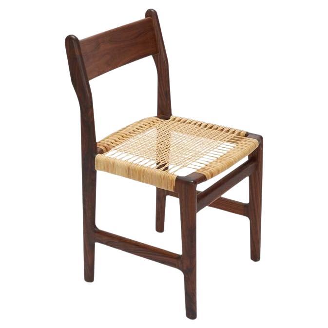 Floriano Caned Dining Chair by Nikolai LaFuge For Sale