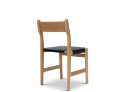 Leather and Oak Floriano Dining Chair by Nikolai LaFuge