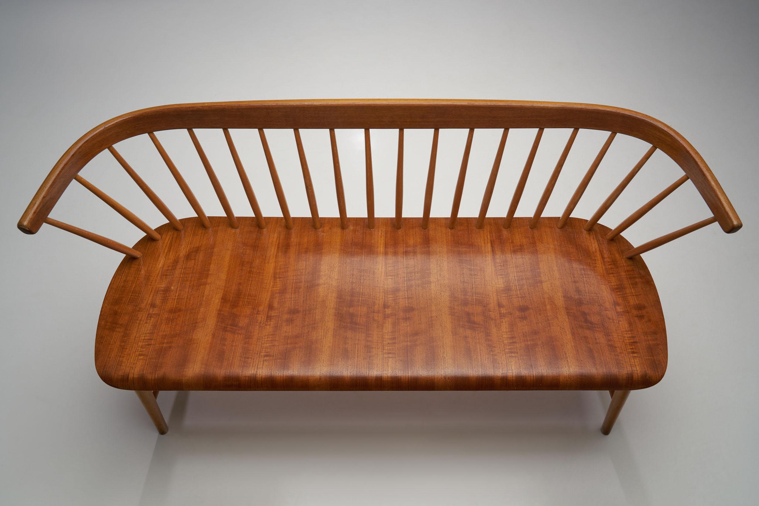“Florida” Bench by Ebbe Wigell, Sweden, 1950s 4