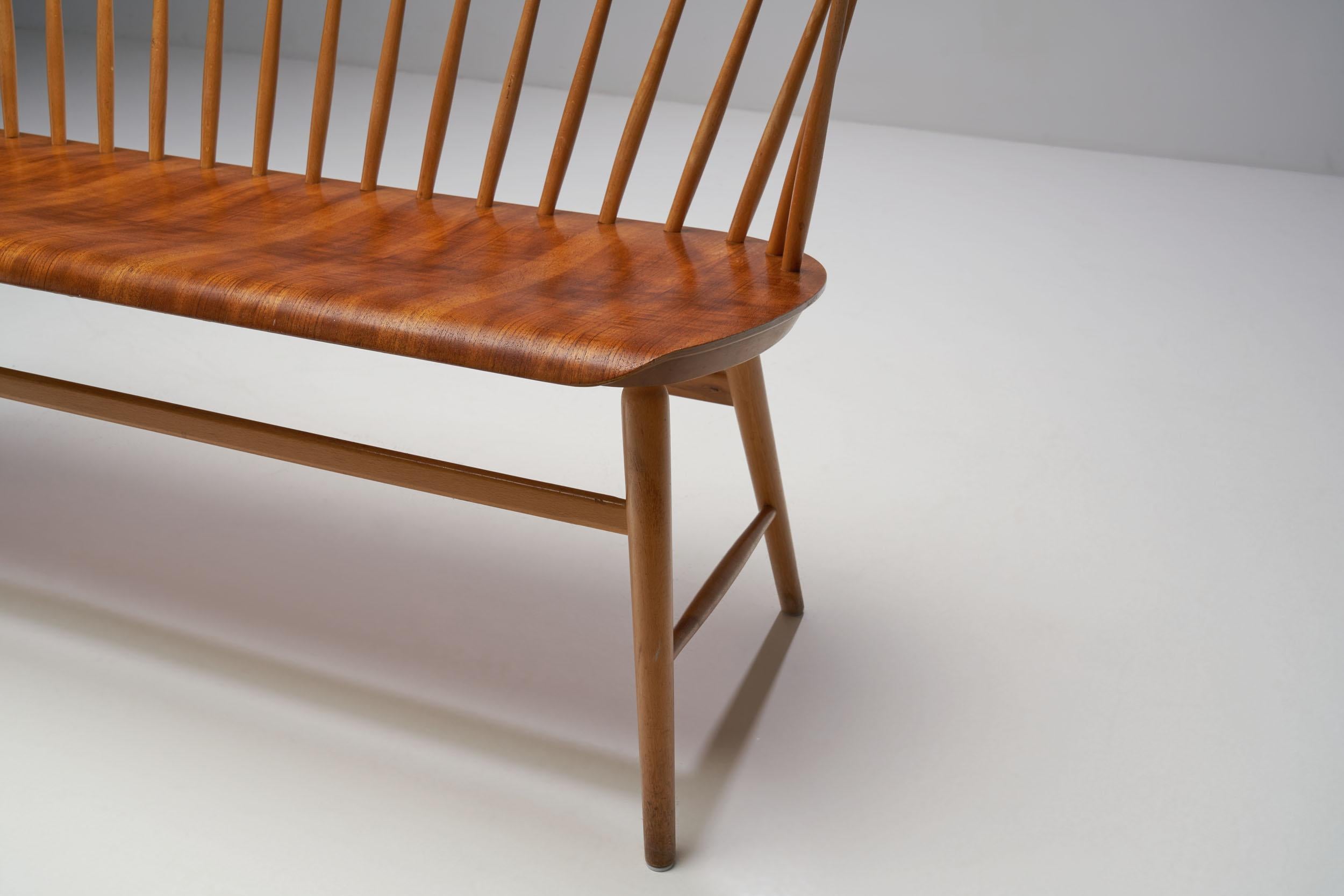 “Florida” Bench by Ebbe Wigell, Sweden, 1950s 9
