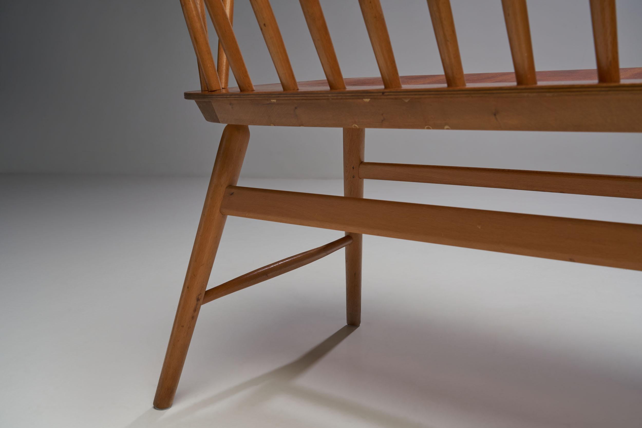 “Florida” Bench by Ebbe Wigell, Sweden, 1950s 11