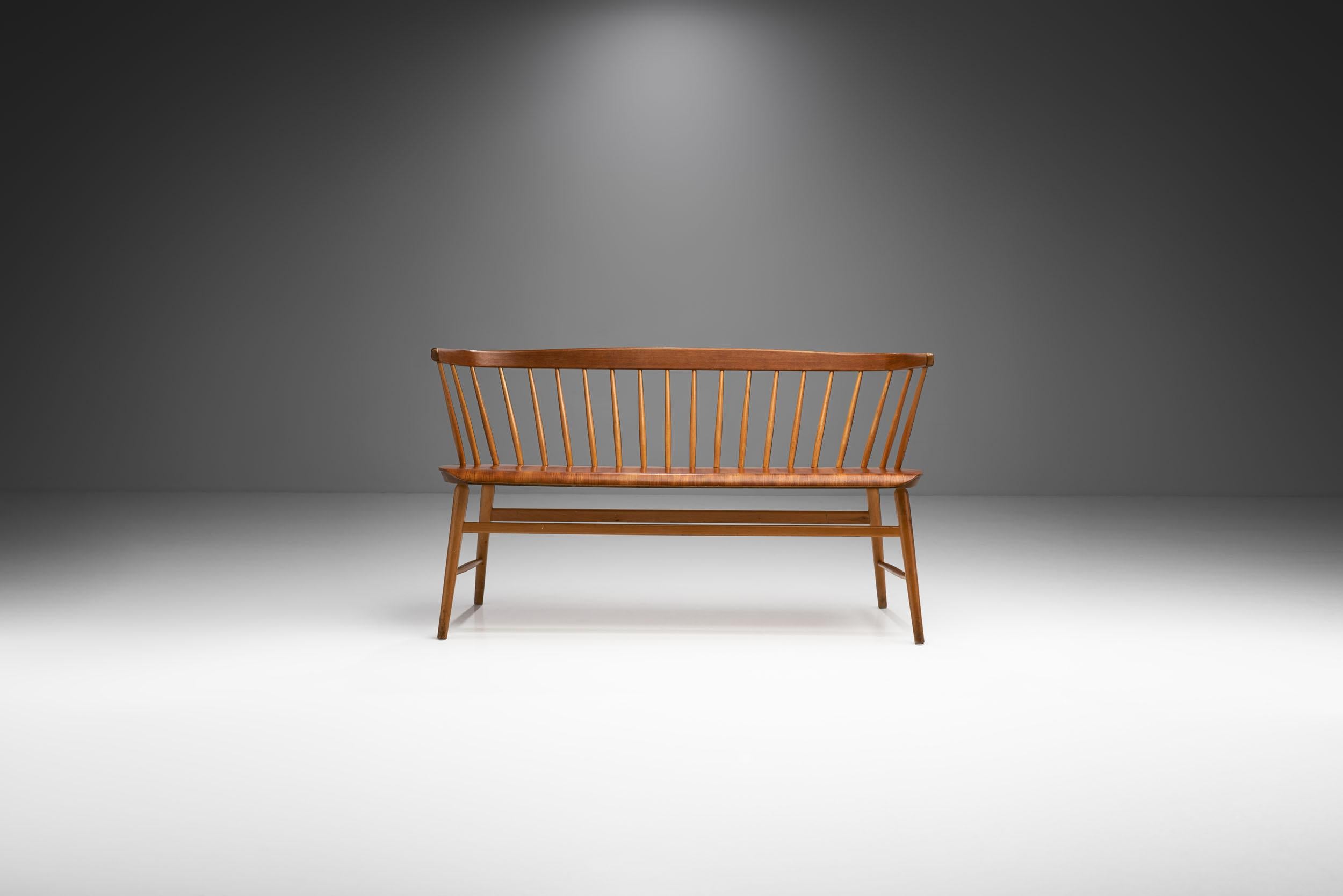 Swedish “Florida” Bench by Ebbe Wigell, Sweden, 1950s