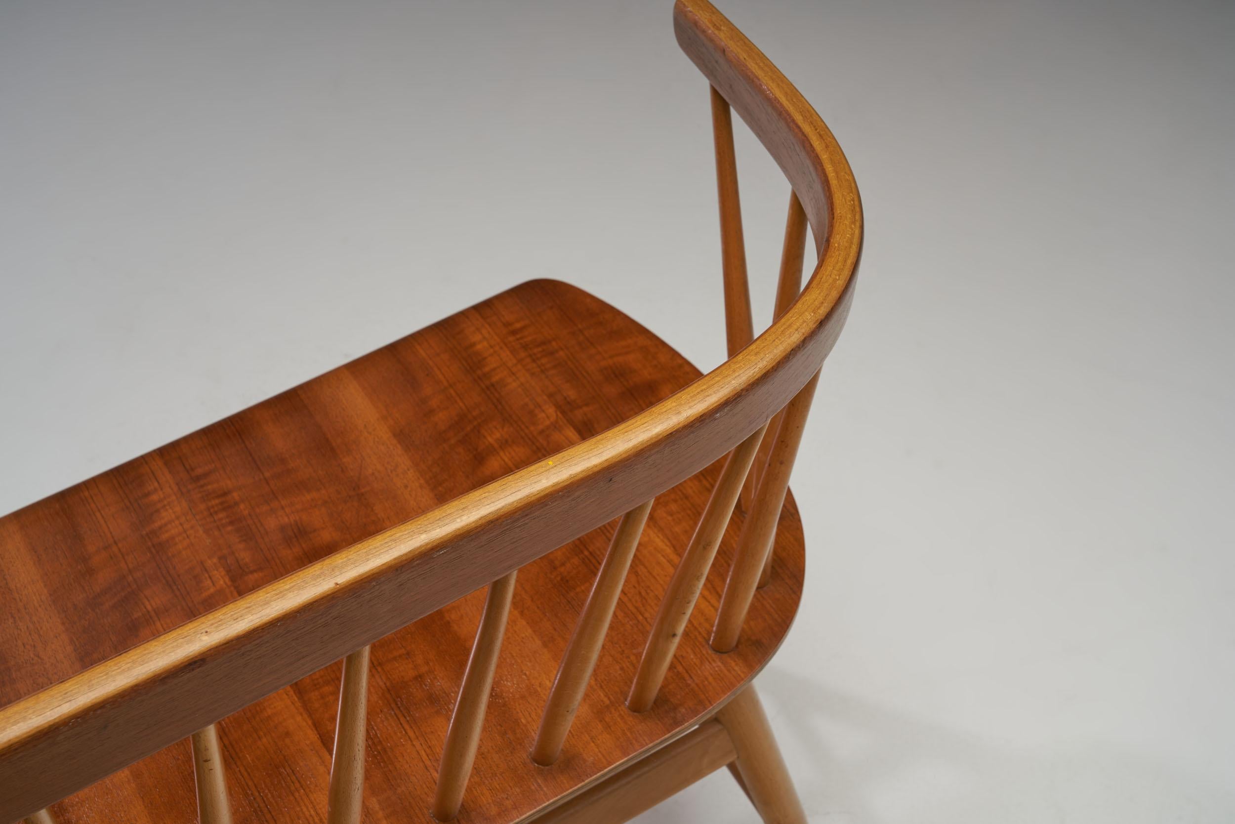 “Florida” Bench by Ebbe Wigell, Sweden, 1950s 2