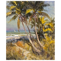 Florida Gulf Coast Painting by Robert C. Gruppe