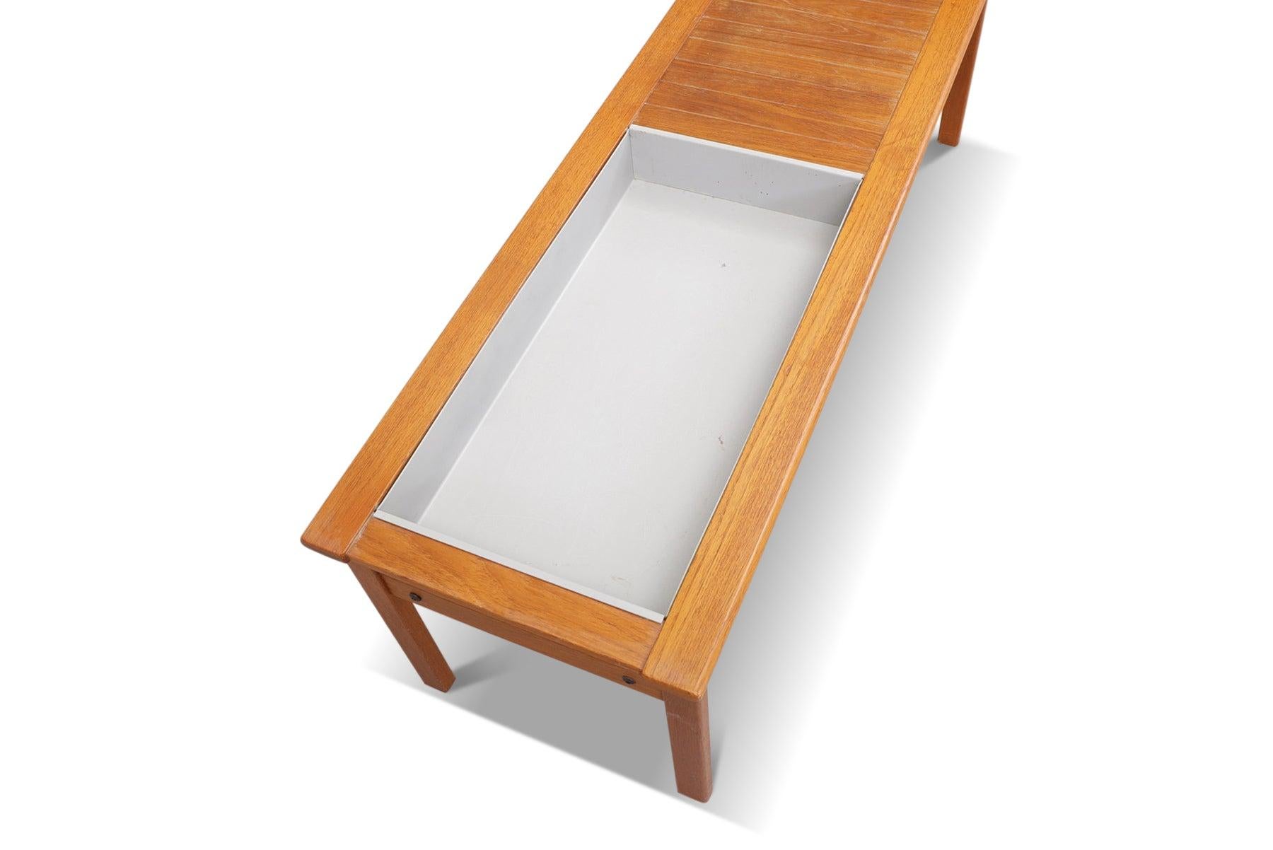Mid-Century Modern Florida Model Coffee Table / Planter in Teak by Ingvar Andersson For Sale