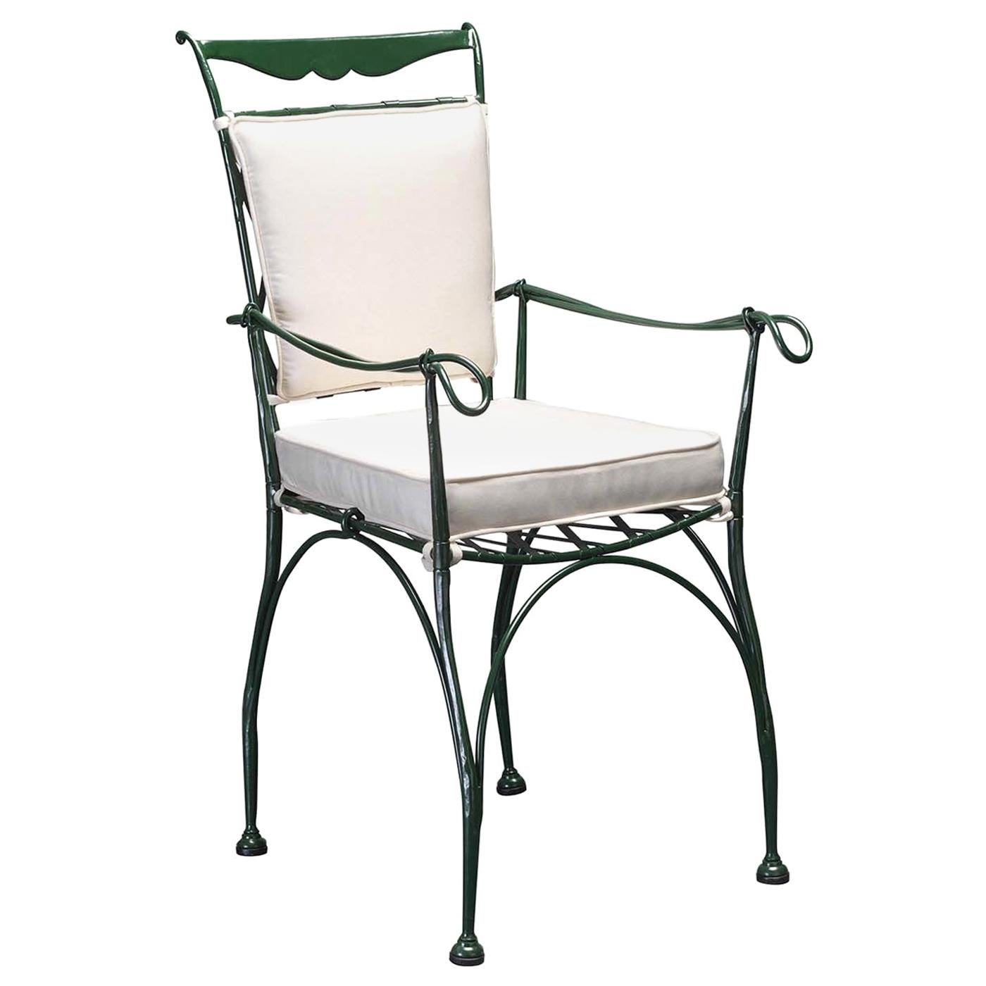 Florio Outdoor Chair with Armrests For Sale