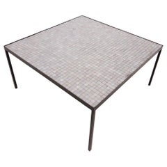 Floris Fiedeldij for Artimeta Attrb. Mosaic and Metal Coffee Table, Dutch, 1950s