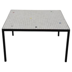 Floris Fiedeldij Square Mosaic Tile Table for Artimeta, 1950's