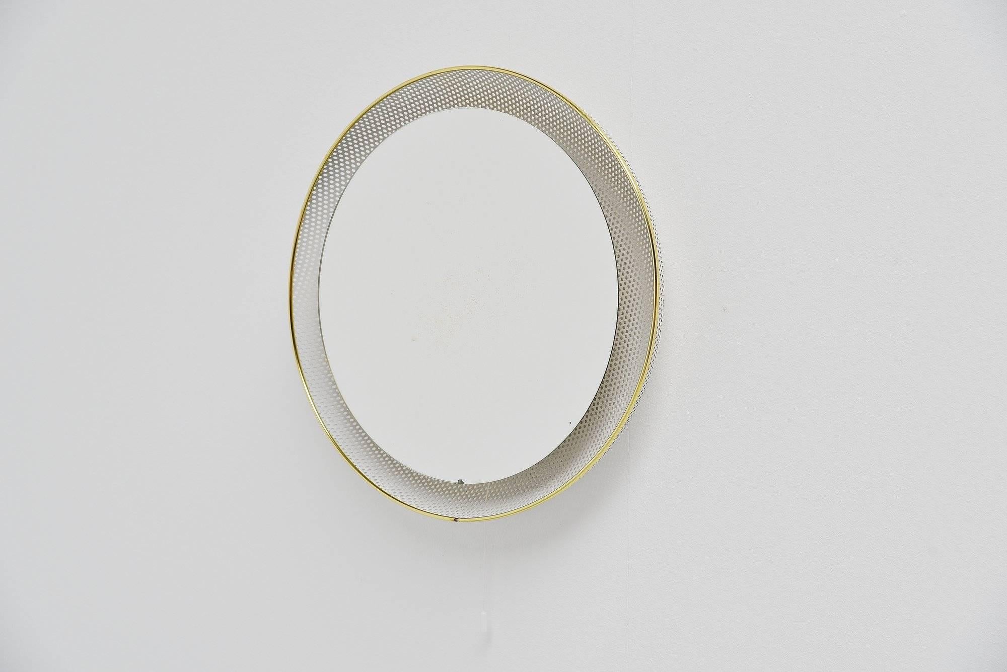 Mid-20th Century Floris Fiedeldij Wall Mounted Mirror Artimeta, Holland, 1960