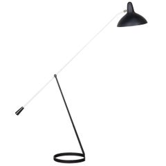 Floris H. Fiedeldij Lampadaire noir et blanc par Artimeta, Pays-Bas