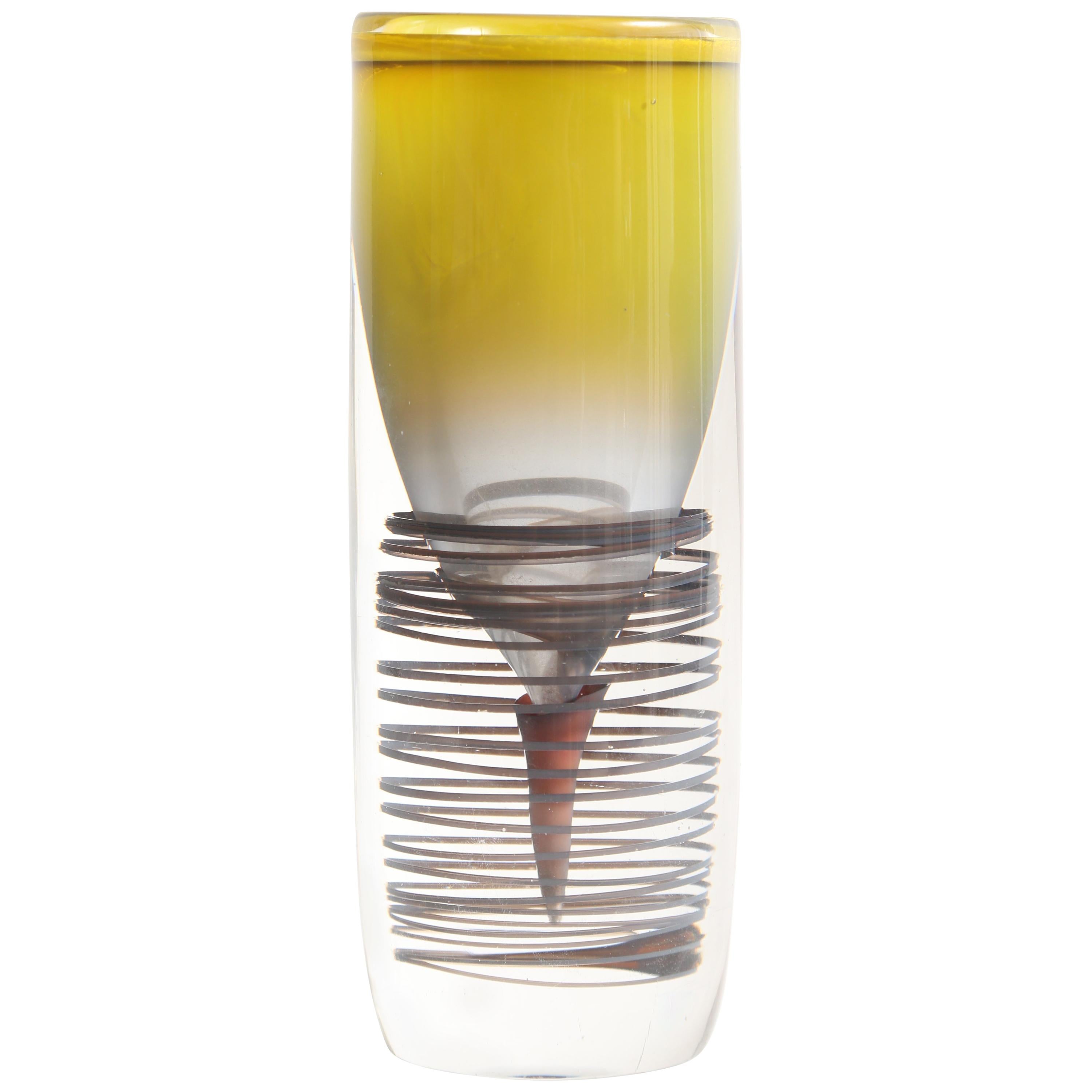 Floris Meydam for Leerdam Art Glass Vase