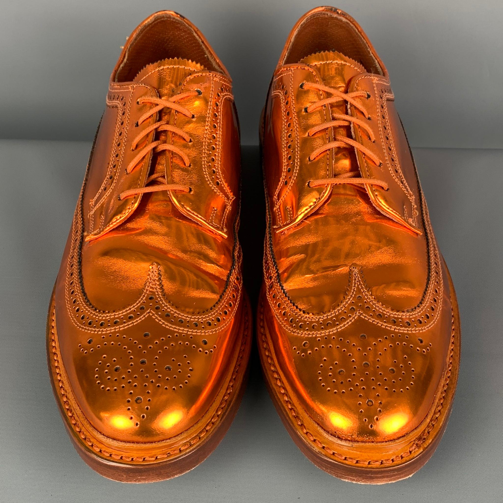 copper brown shoes