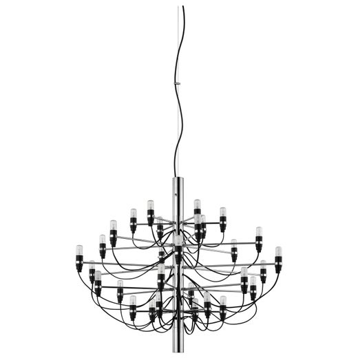 Flos 2097 30 Pendant Light In Chrome By Gino Sarfatti For Sale At 1stdibs