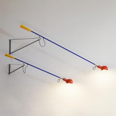 Flos 265 Small Chromatica Wall Lamp in Steel and Brass by Paolo Rizzatto