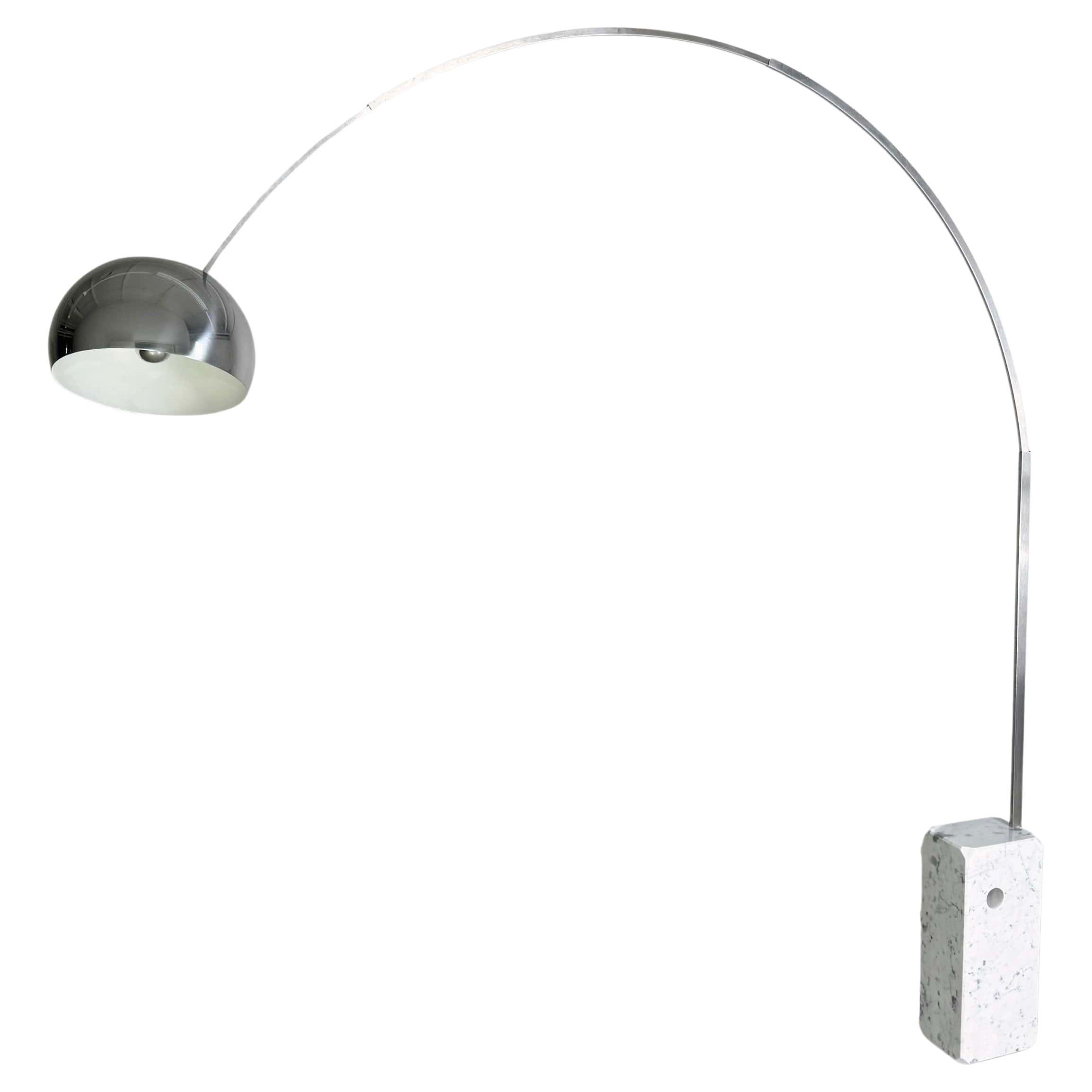 Flos Arco arc lamp Achille & Pier Giacomo Castiglioni marble