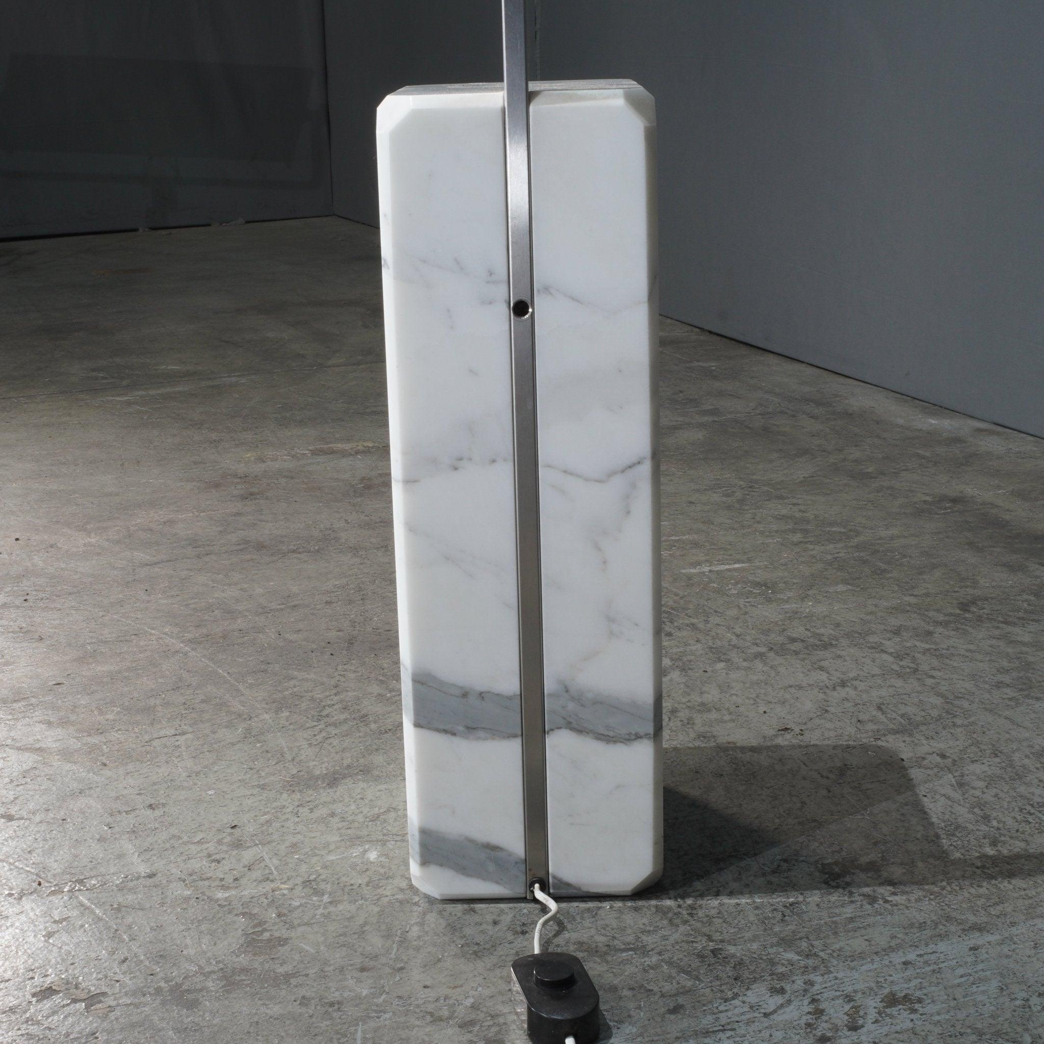 Flos Arco Floor Lamp with Marble Base by Achille Castiglioni 2