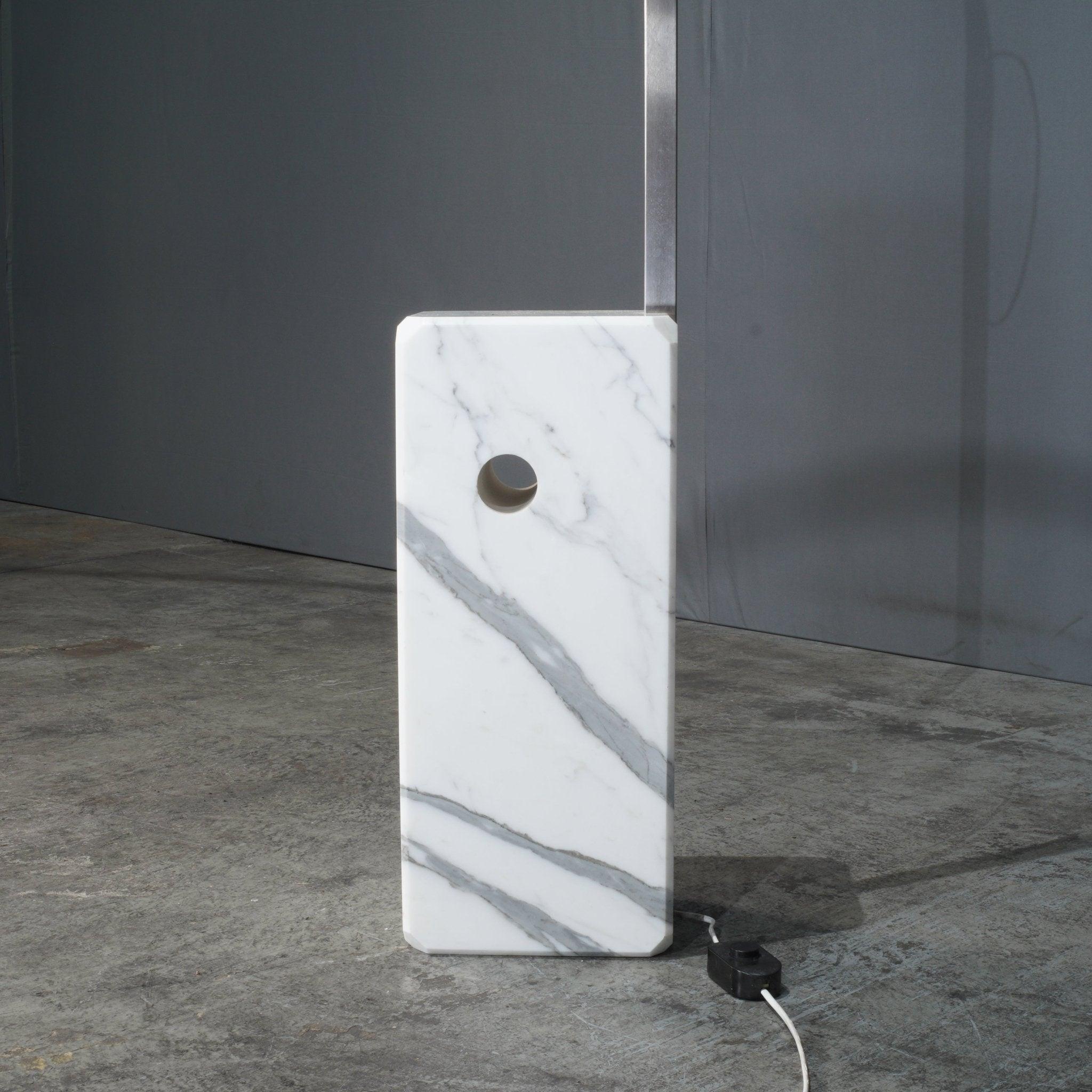 Flos Arco Floor Lamp with Marble Base by Achille Castiglioni 1