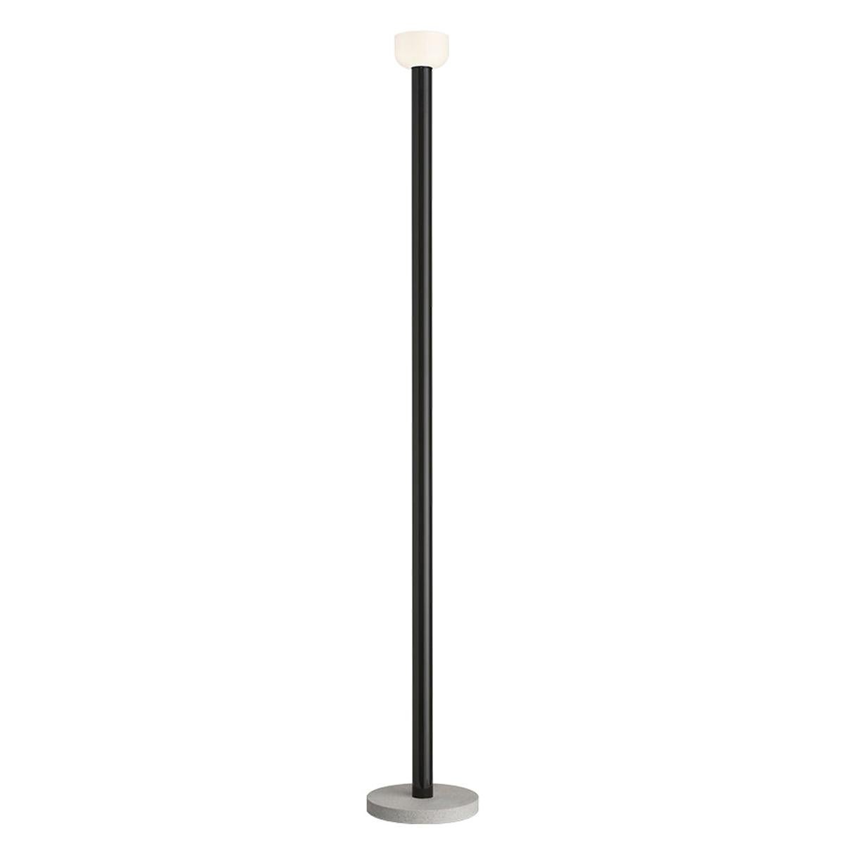 Flos Bellhop Floor Lamp in Brown Body with White Diffuser For Sale