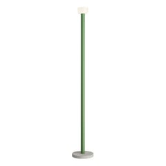 Flos Bellhop Floor Lamp in Green Body with White Diffuser