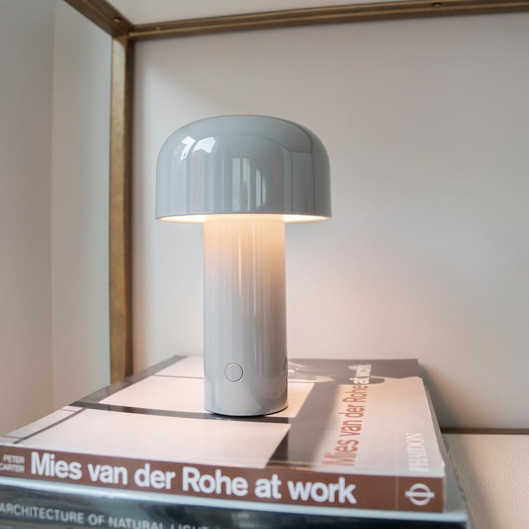Bellhop Grey Portable Rechargeable Wireless Desk or Table Lamp for FLOS For  Sale at 1stDibs