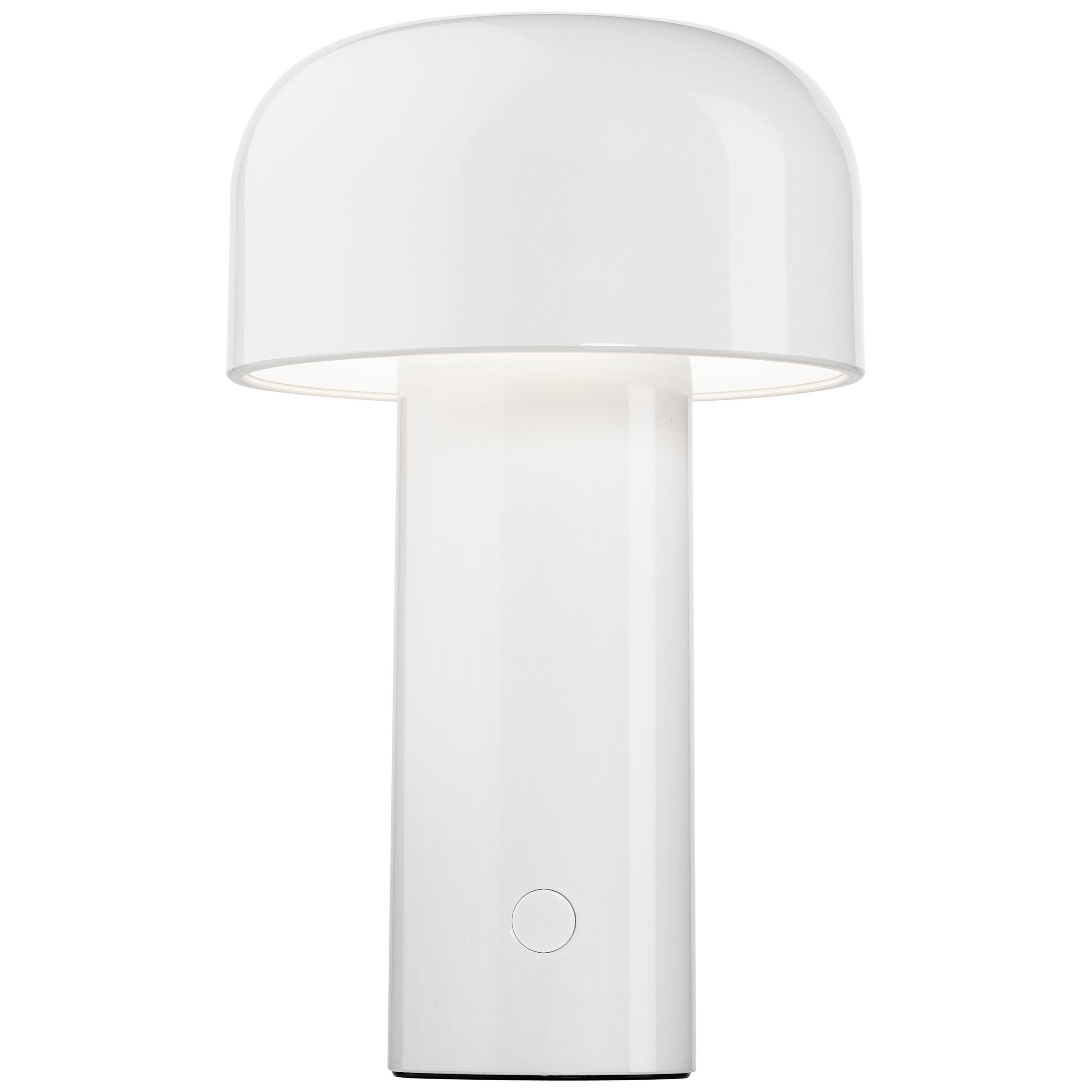 Lampada da tavolo FLOS Bellhop T in bianco di Edward Barber and Jay Osgerby