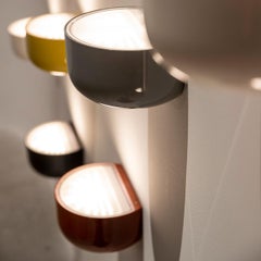 Flos Bellhop Wall Up Light in Brick Red by Edward Barber and Jay Osgerby