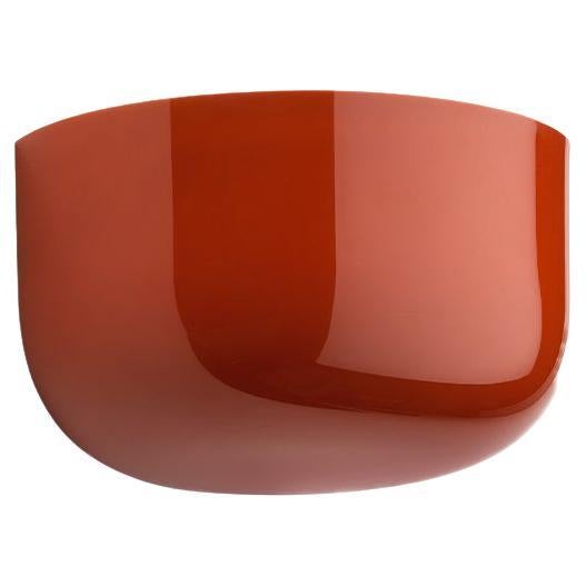 Flos Bellhop Wall Up Light in Brick Red by Edward Barber and Jay Osgerby For Sale