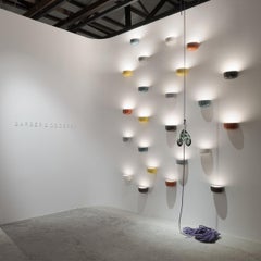 Flos Bellhop Wall Up Light in Grey by Edward Barber and Jay Osgerby