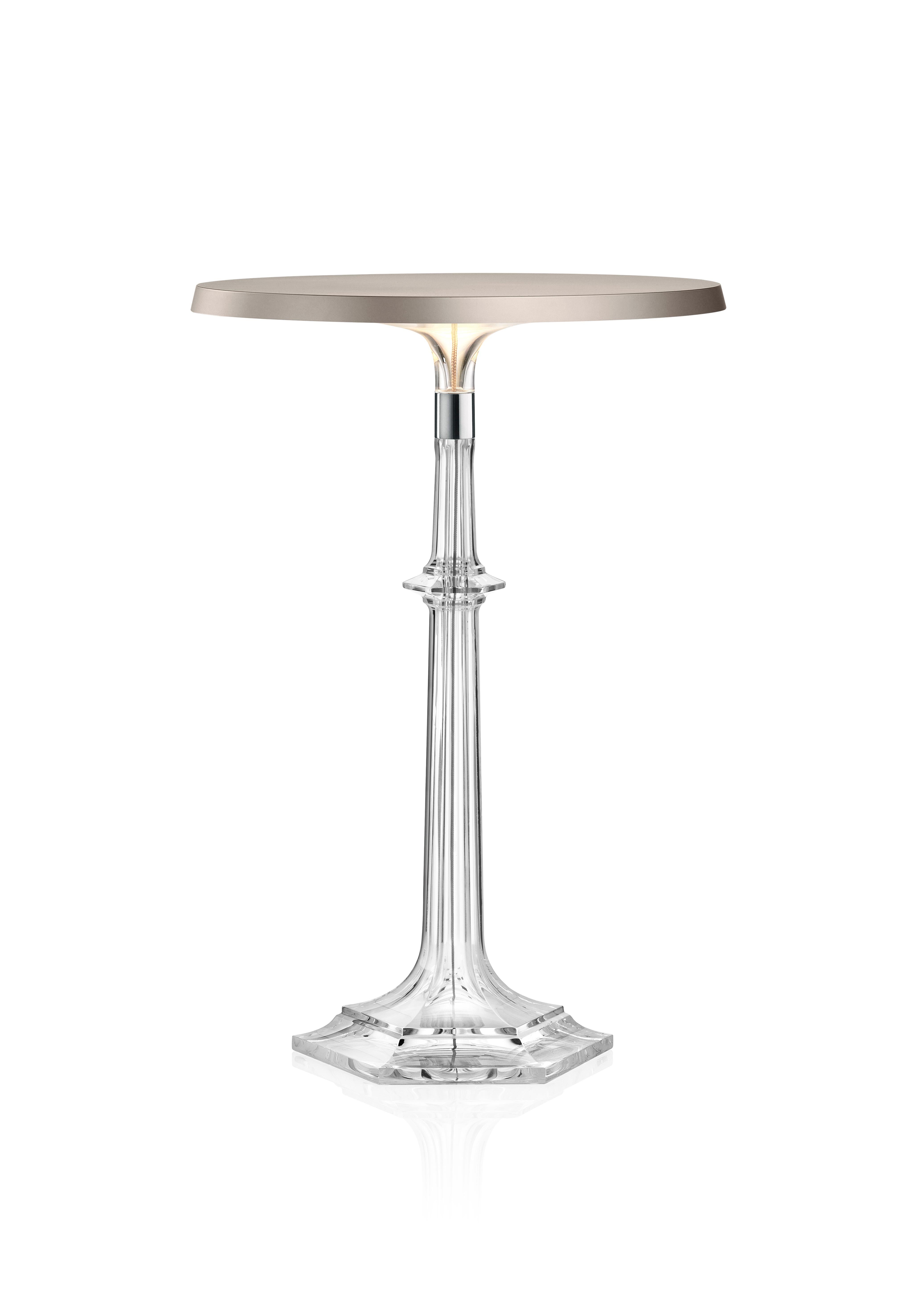 Modern FLOS Bon Jour Versailles Small Table Lamp in Chrome by Philippe Starck