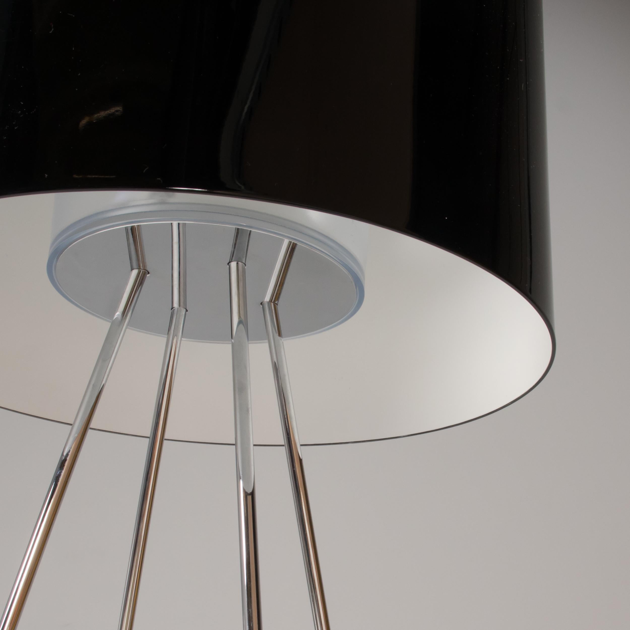 Contemporary Flos by Rodolfo Dordoni Black and Chrome Ray Table Lamp