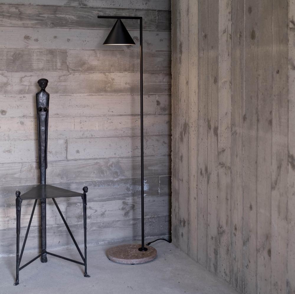 Lampadaire d'extérieur Flos Captain Flint 2700K en acier inoxydable brossé en vente 3