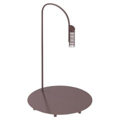 Flos Caule 2700K Model 1 Outdoor Floor Lamp in Deep Brown with Nest Shade