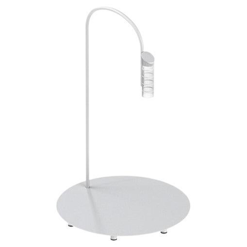 Flos Caule 2700K Model 1 Outdoor Floor Lamp in White with Nest Shade For Sale
