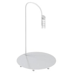 Flos Caule 2700K Model 1 Outdoor Floor Lamp in White with Nest Shade