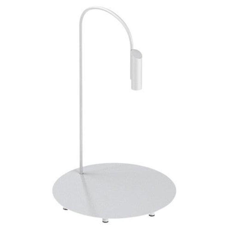 Flos Caule 2700K Model 1 Outdoor Floor Lamp in White with Regular Shade