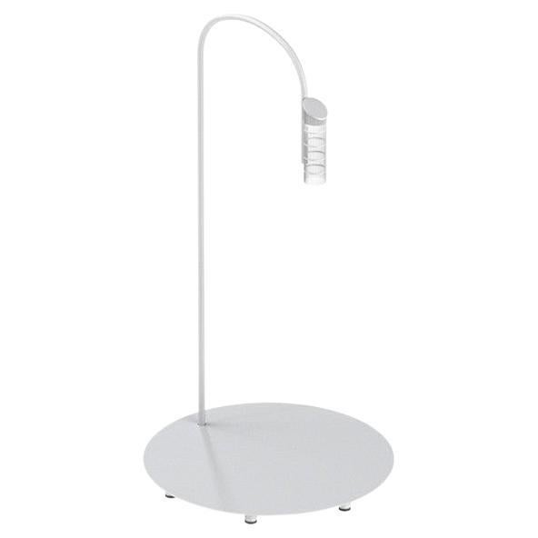 Flos Caule 2700K Model 2 Outdoor Floor Lamp in White with Nest Shade For Sale