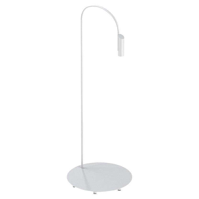 Flos Caule 2700K Model 3 Outdoor Floor Lamp in White with Regular Shade