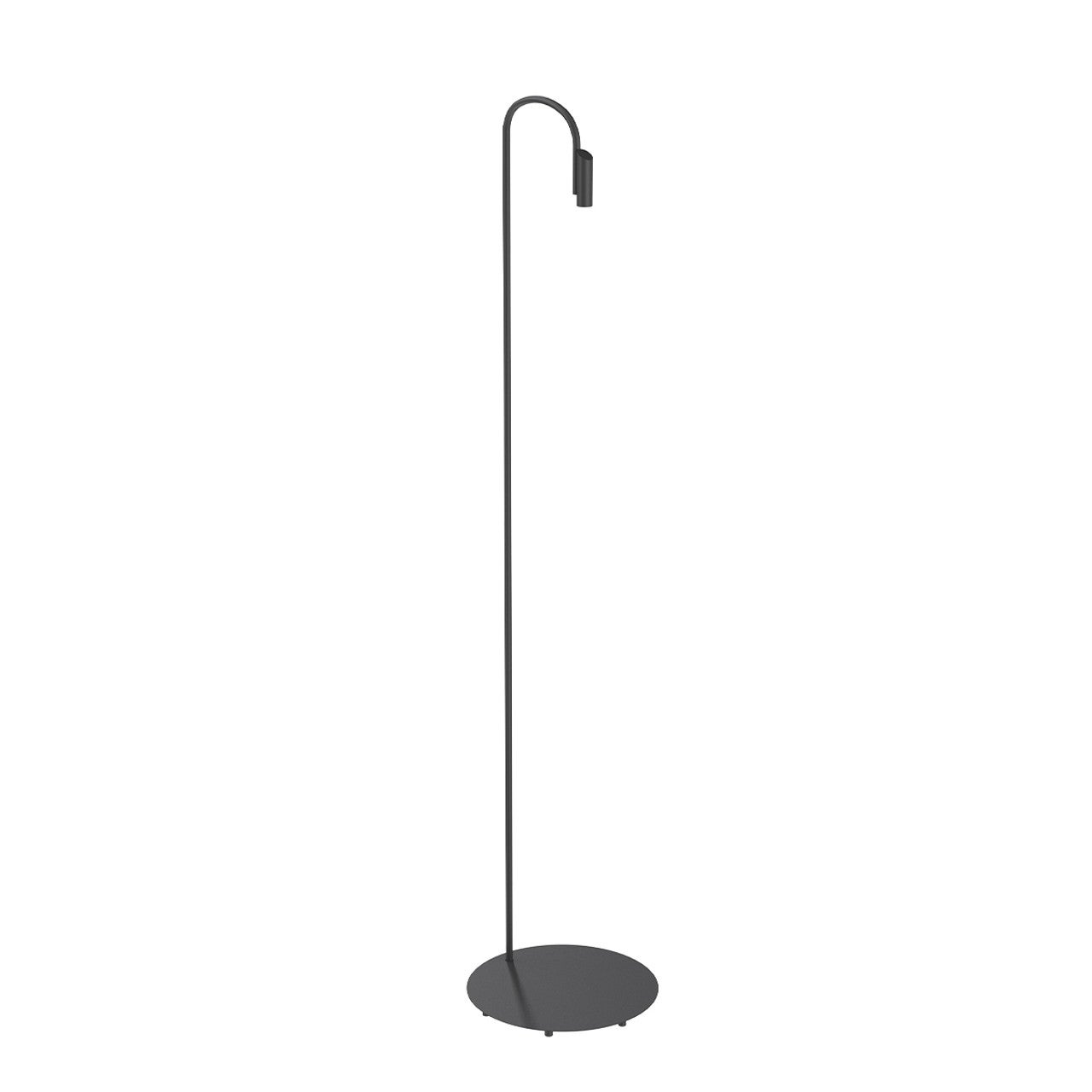 Flos Caule 2700K Model 5 Outdoor Floor Lamp in Deep Brown with Regular Shade