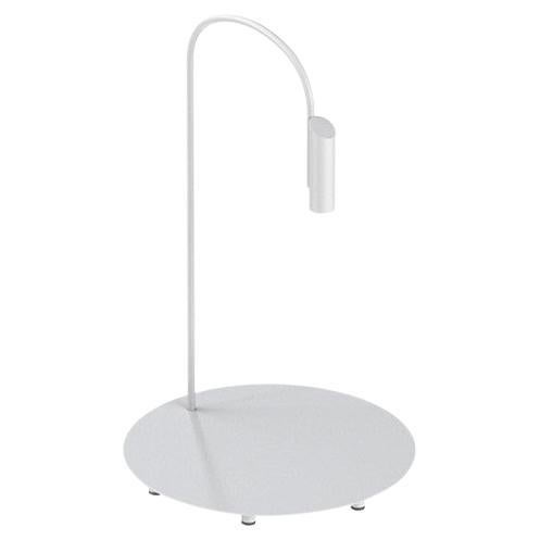 Flos Caule 3000K Model 1 Outdoor Floor Lamp in White with Regular Shade
