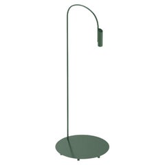 Lámpara de pie de exterior Flos Caule 3000K Modelo 3 en verde bosque con pantalla normal