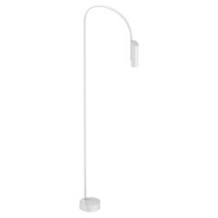 Grande lampe à base blanche Flos Caule Bollard 3000K avec abat-jour régulier 