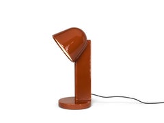 Flos Céramique Down Table Lamp in Rust Red