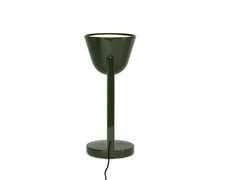 Flos Céramique Up Table Lamp in Moss Green