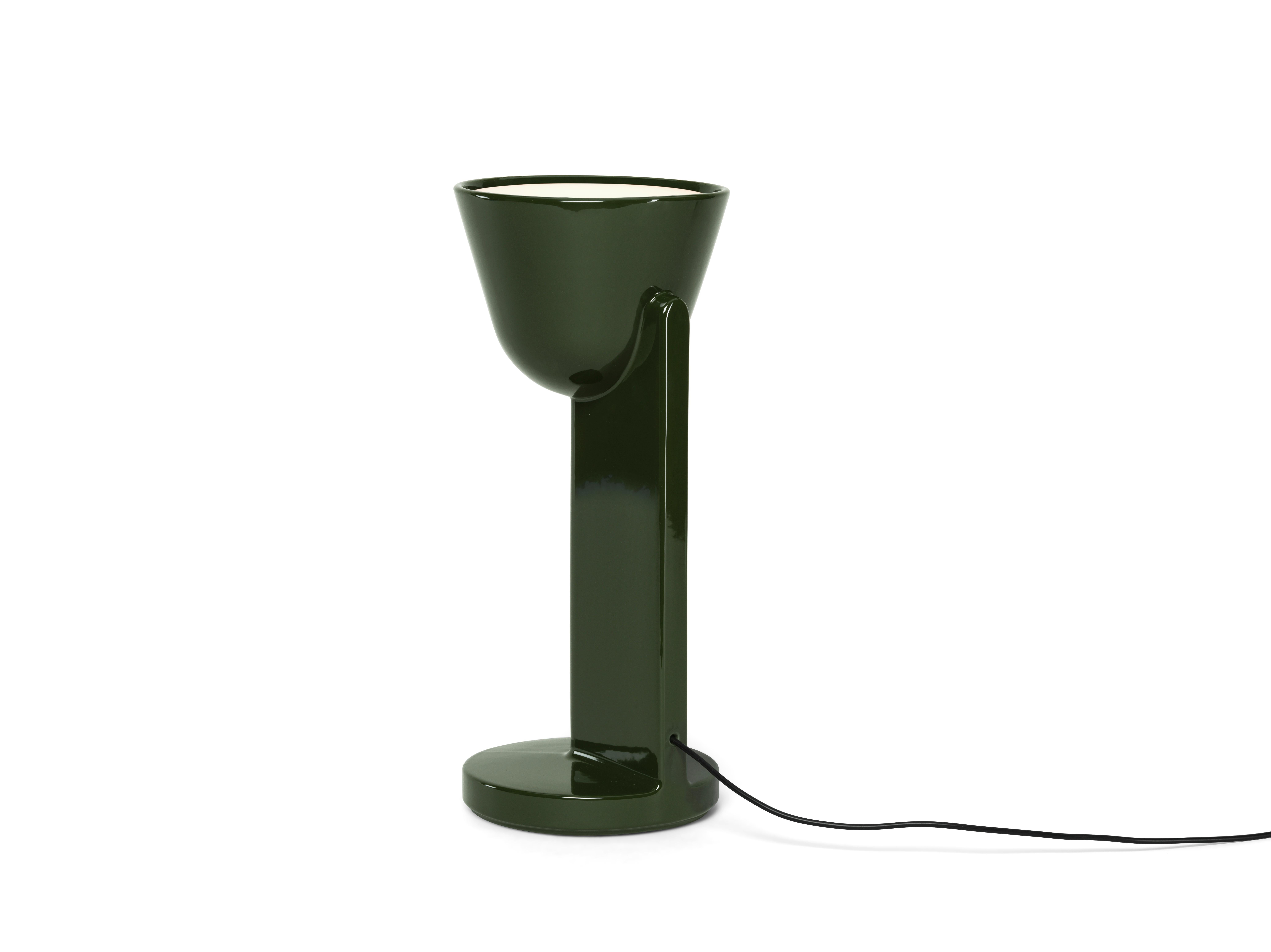 XXIe siècle et contemporain Lampe à poser Up Céramique de Flos, vert mousse en vente