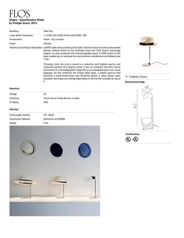 FLOS Chapo Table Lamp by Philippe Starck For Sale at 1stDibs