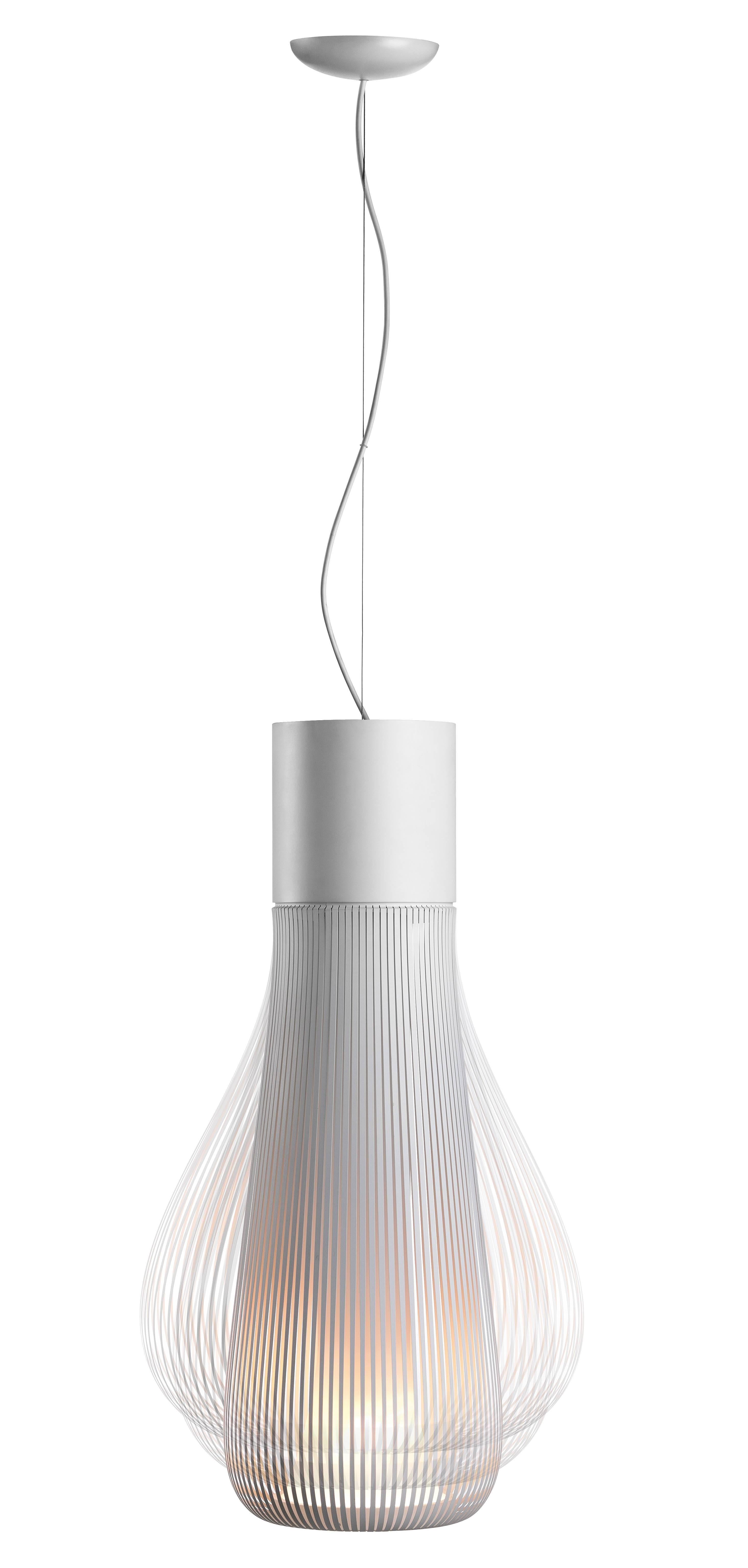 Moderno FLOS Lampada a sospensione Chasen in bianco di Patricia Urquiola in vendita